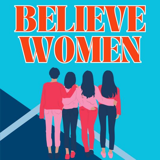 Believe Women Square Sticker