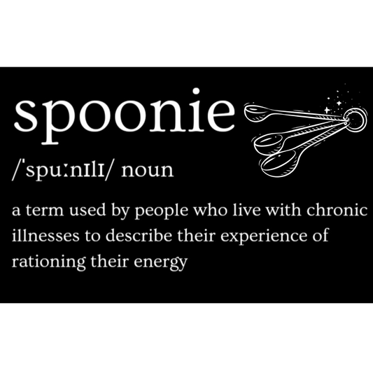 Spoonie Definition Disability / Ally Rectangular Sticker